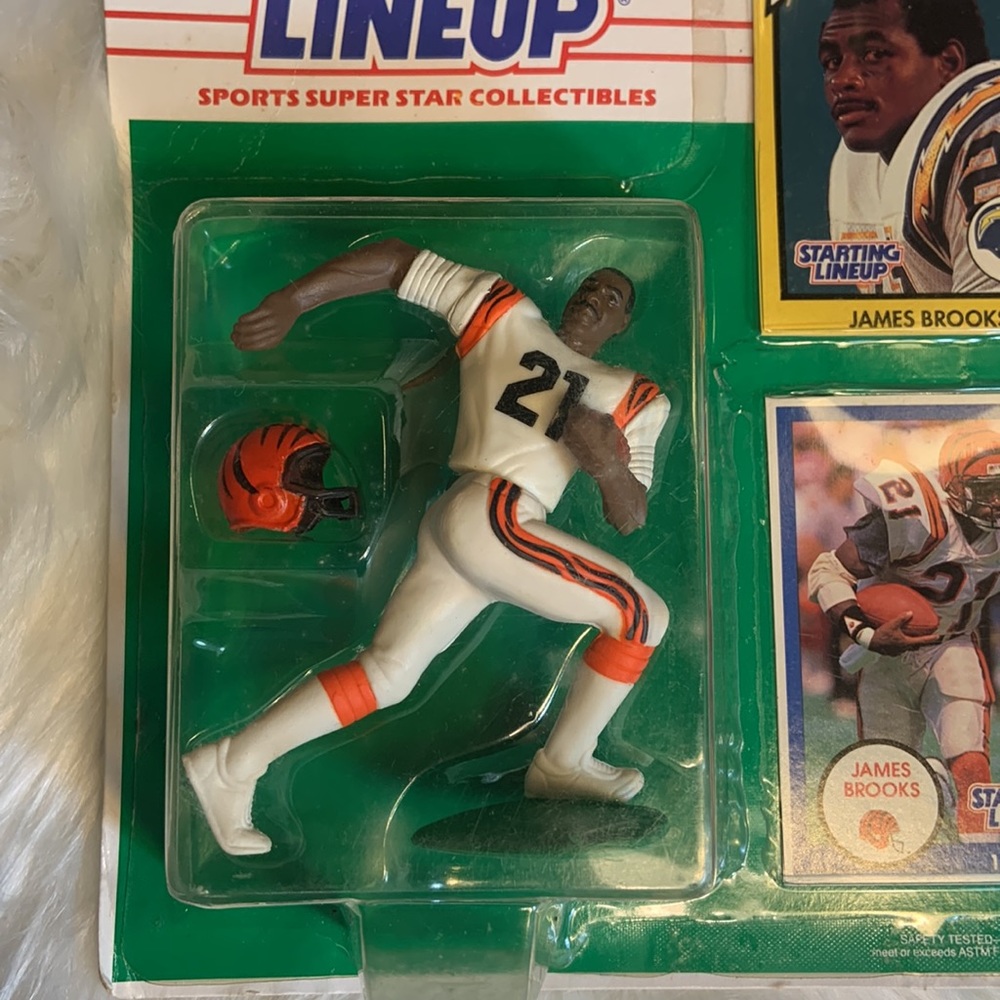 1990 James Brooks Starting Lineup Sports Super Star Collectibles